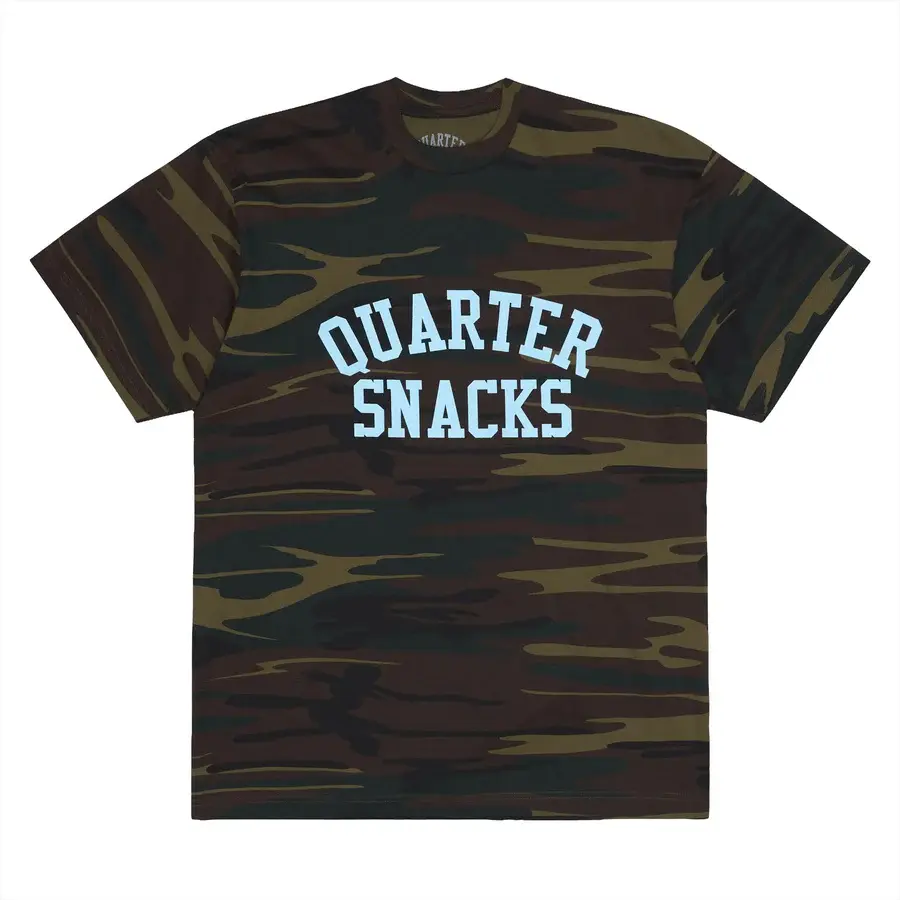 Quartersnacks Camo Arch Tee Woodland