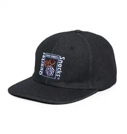 Quartersnacks Party Cap Black Denim