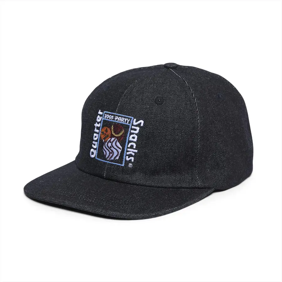 Quartersnacks Party Cap Black Denim