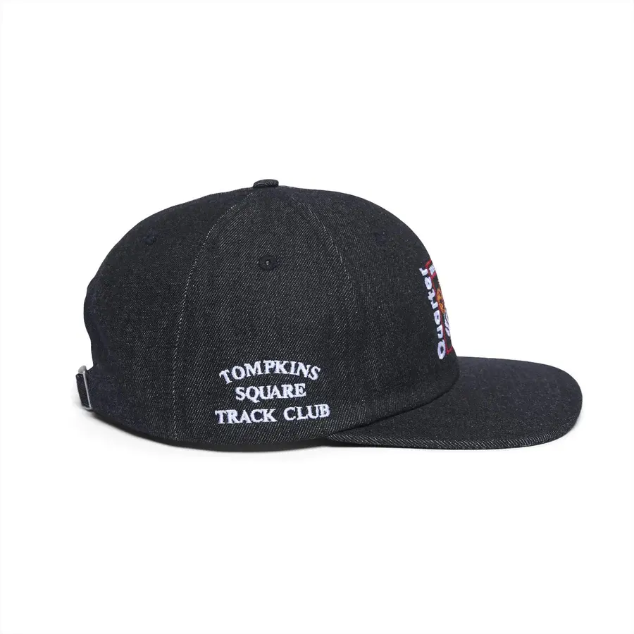 Quartersnacks Party Cap Black Denim