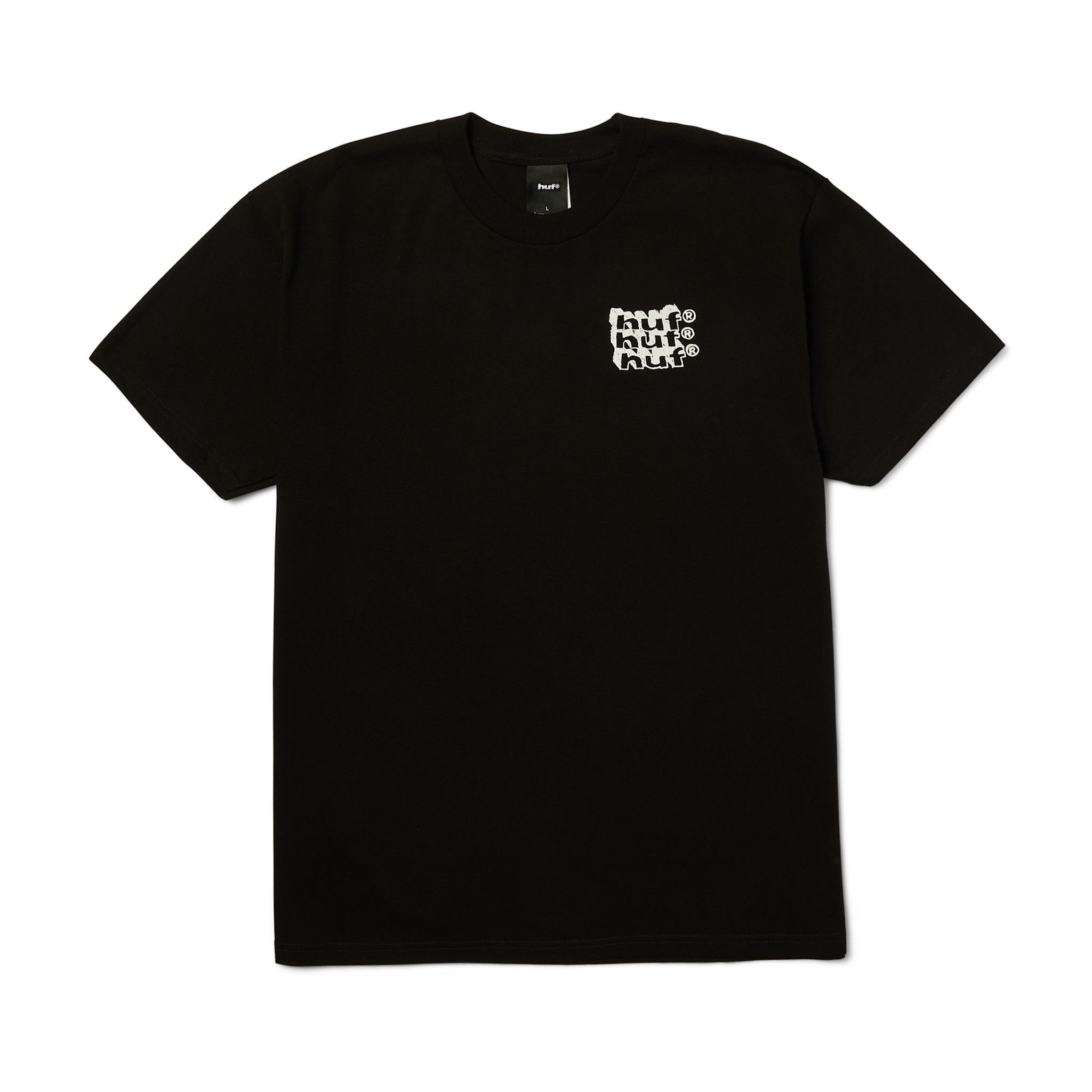 HUF Hand Stacked S/S Tee Black
