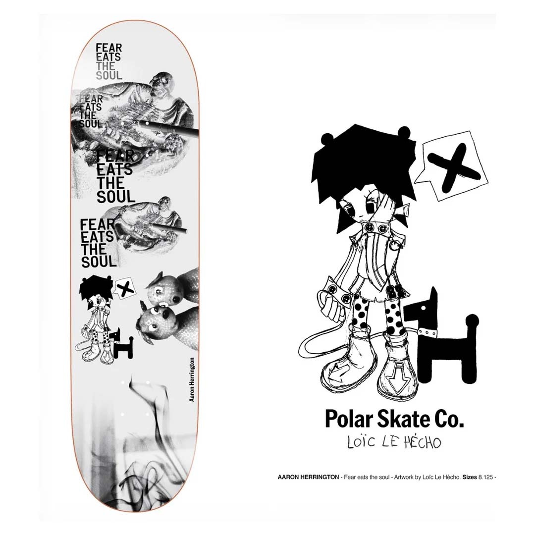 Polar Skate Co. Aaron Herrington Fear Eats The Soul 8.375