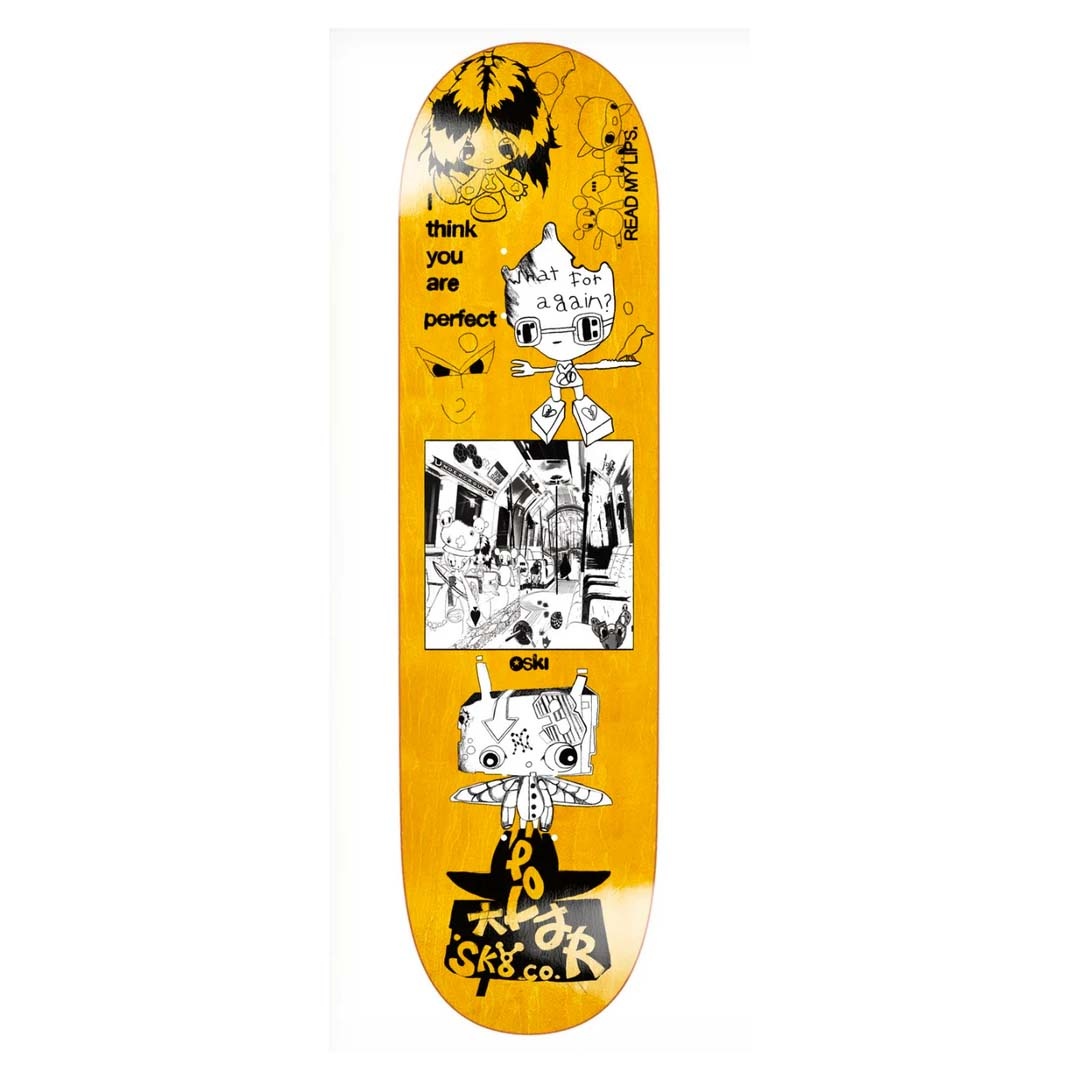 Polar Skate Co. Oski I think You Perfect Yellow 8.0"