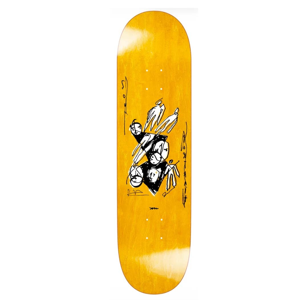 Polar Skate Co. Team / Alv Soul Portrait Yellow 8.0