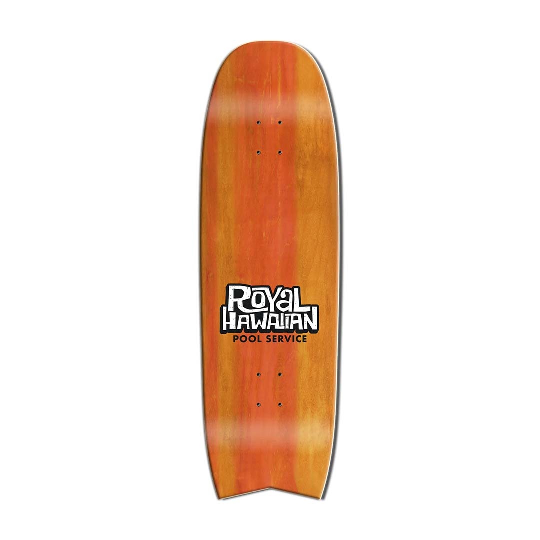 Royal Hawaiian Pool Service RHPS Bro Model Orange Stained 9.5"