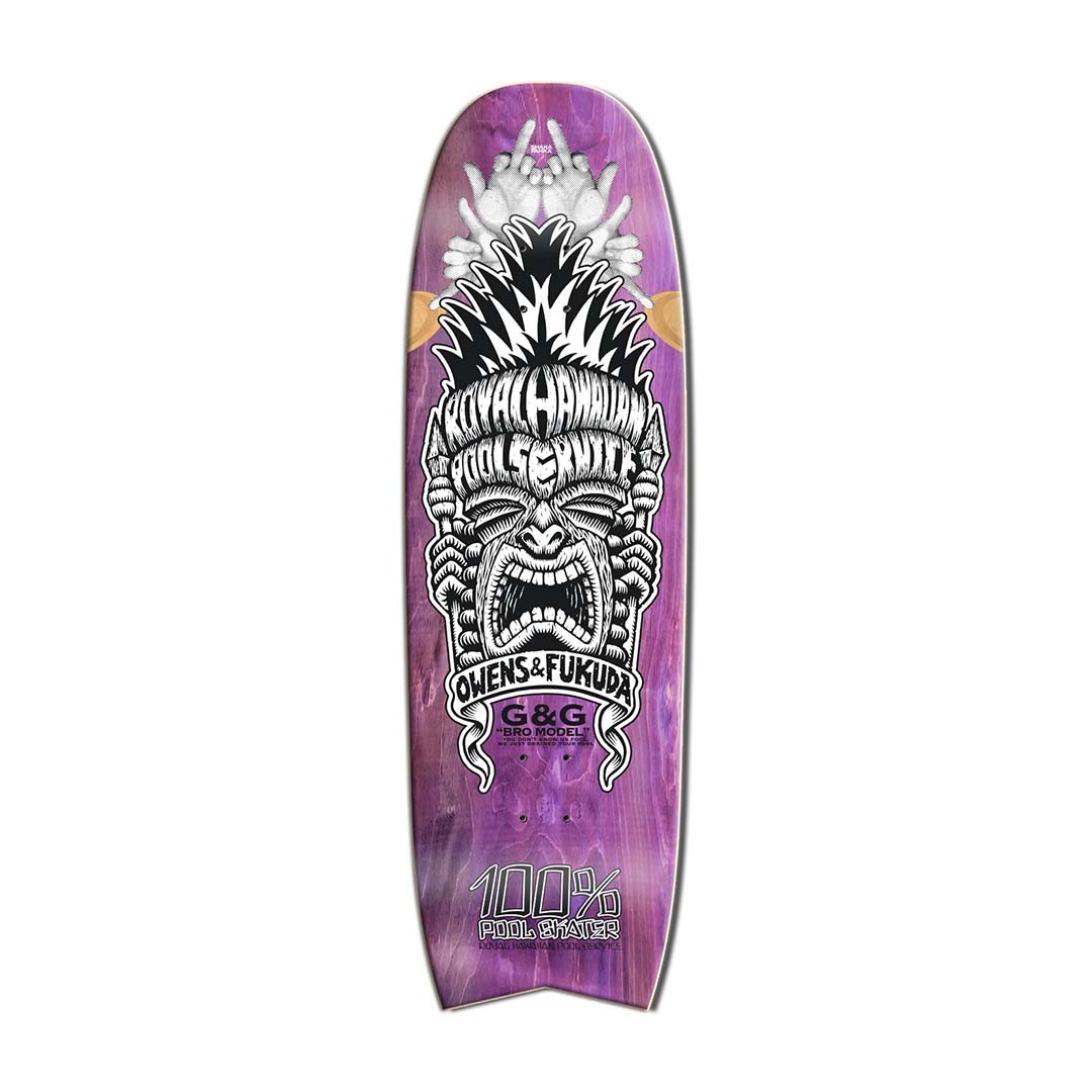 Royal Hawaiian Pool Service RHPS Bro Model Purple Stained 9.5"
