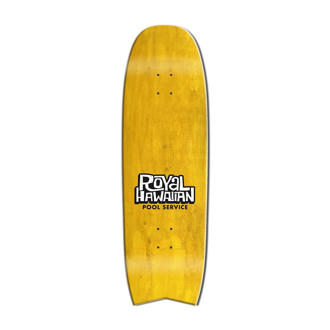 Royal Hawaiian Pool Service RHPS Bro Model Yellow Stained 9.5"