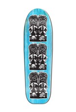 Royal Hawaiian Pool Service RHPS Tiki Blue Stained 9.75"