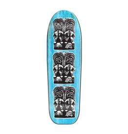 Royal Hawaiian Pool Service RHPS Tiki Blue Stained 9.75"