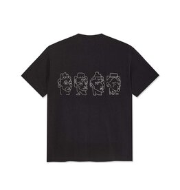 Polar Skate Co. 8 Heads Black/White Contrast Tee
