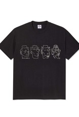 Polar Skate Co. 8 Heads Black/White Contrast Tee