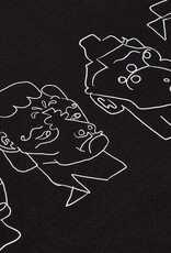 Polar Skate Co. 8 Heads Black/White Contrast Tee