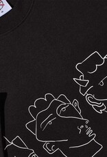 Polar Skate Co. 8 Heads Black/White Contrast Tee