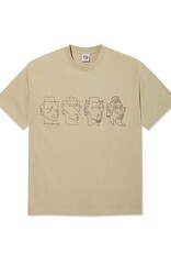 Polar Skate Co. 8 Heads Sand/Brown Contrast Tee