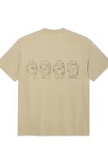 Polar Skate Co. 8 Heads Sand/Brown Contrast Tee