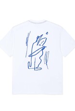Polar Skate Co. Doodle White/Ultramarine Contrast Tee