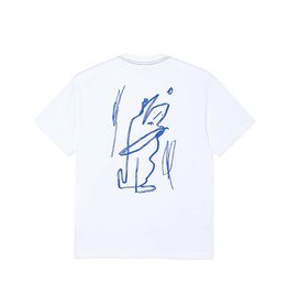 Polar Skate Co. Doodle White/Ultramarine Contrast Tee