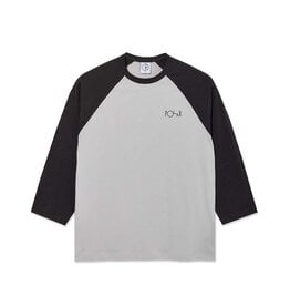 Polar Skate Co. 3/4 Sleeve Black/Silver Tee