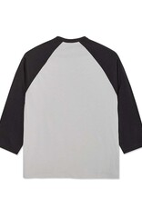 Polar Skate Co. 3/4 Sleeve Black/Silver Tee
