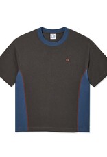 Polar Skate Co. Surf Panel Dirty Black/Grey Blue Tee