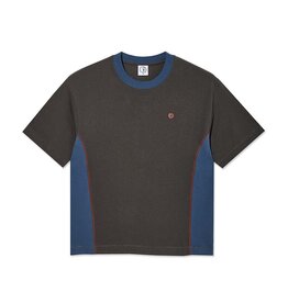 Polar Skate Co. Surf Panel Dirty Black/Grey Blue Tee