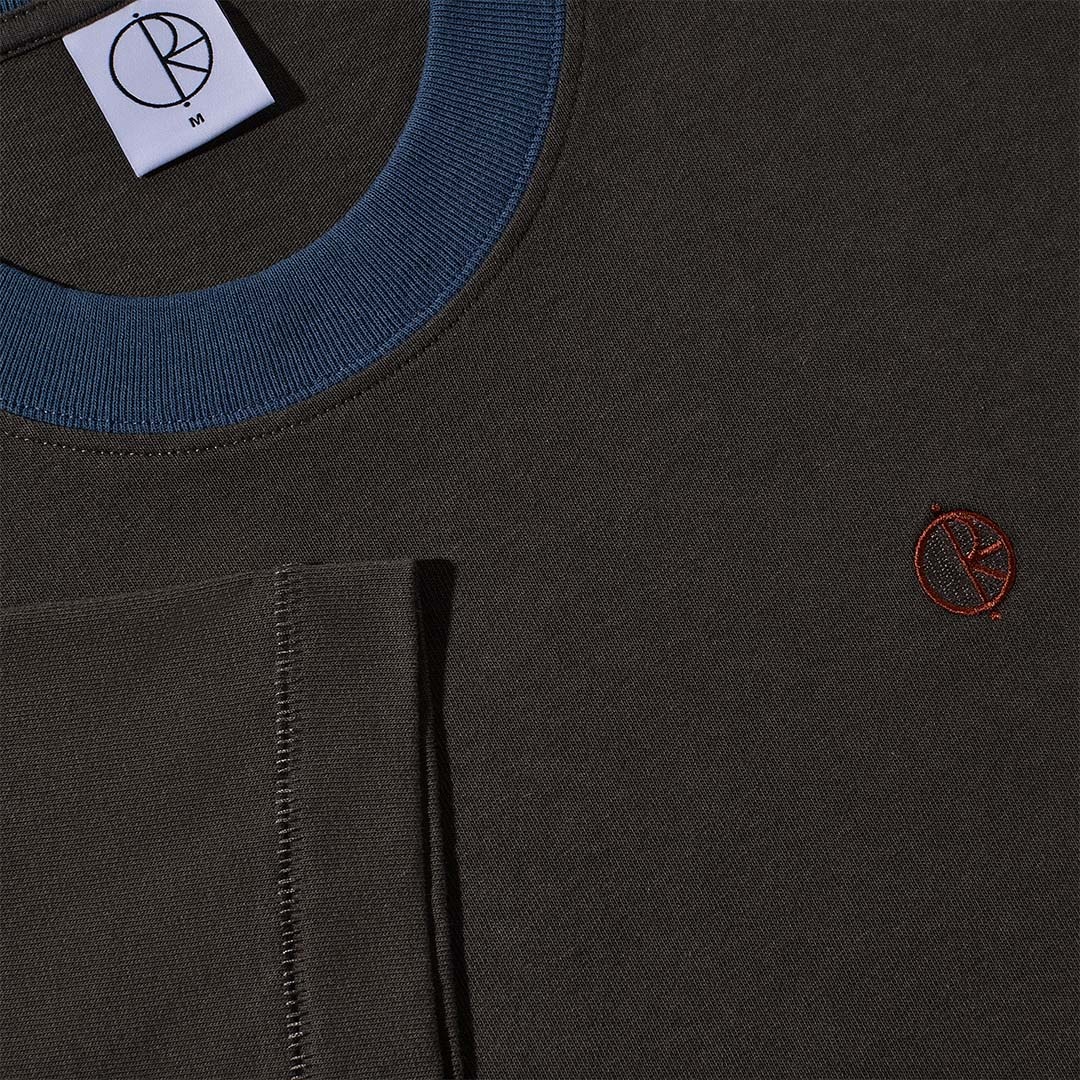 Polar Skate Co. Surf Panel Dirty Black/Grey Blue Tee