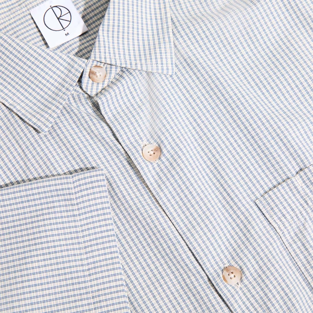 Polar Skate Co. Mitch Blue Check Shirt