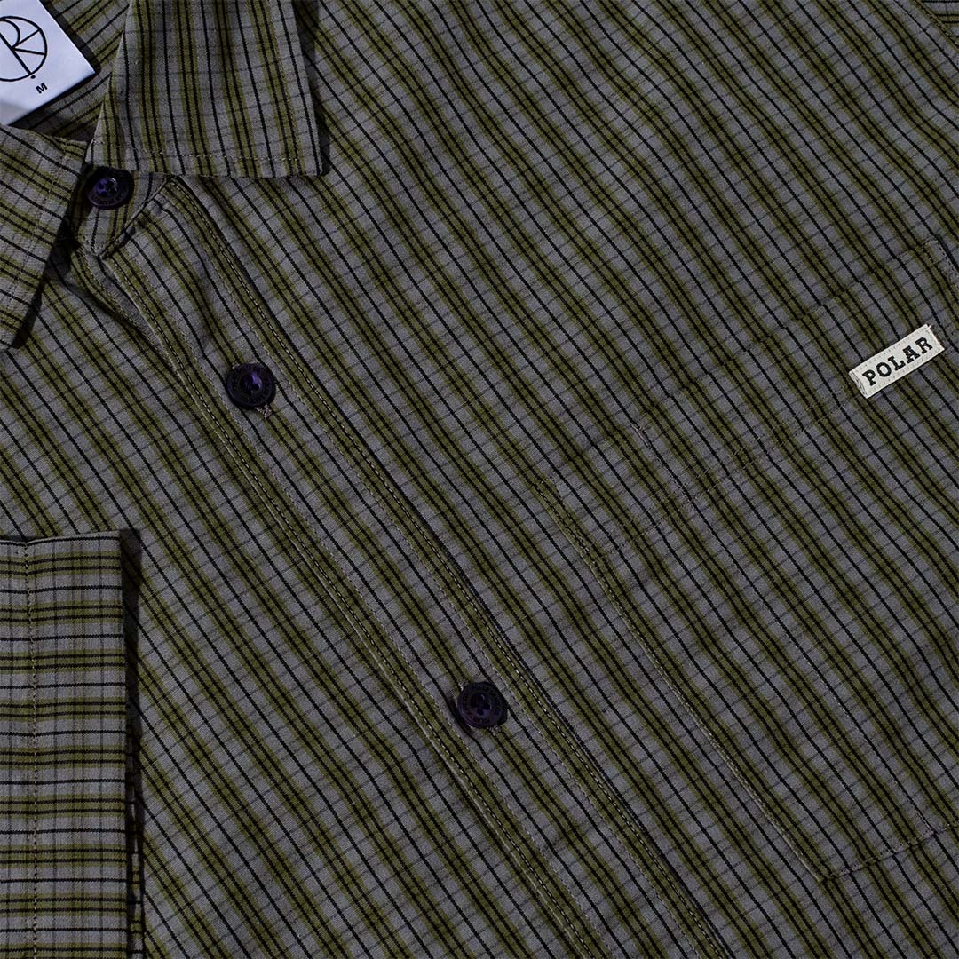 Polar Skate Co. Mitchell Black/Green Shirt