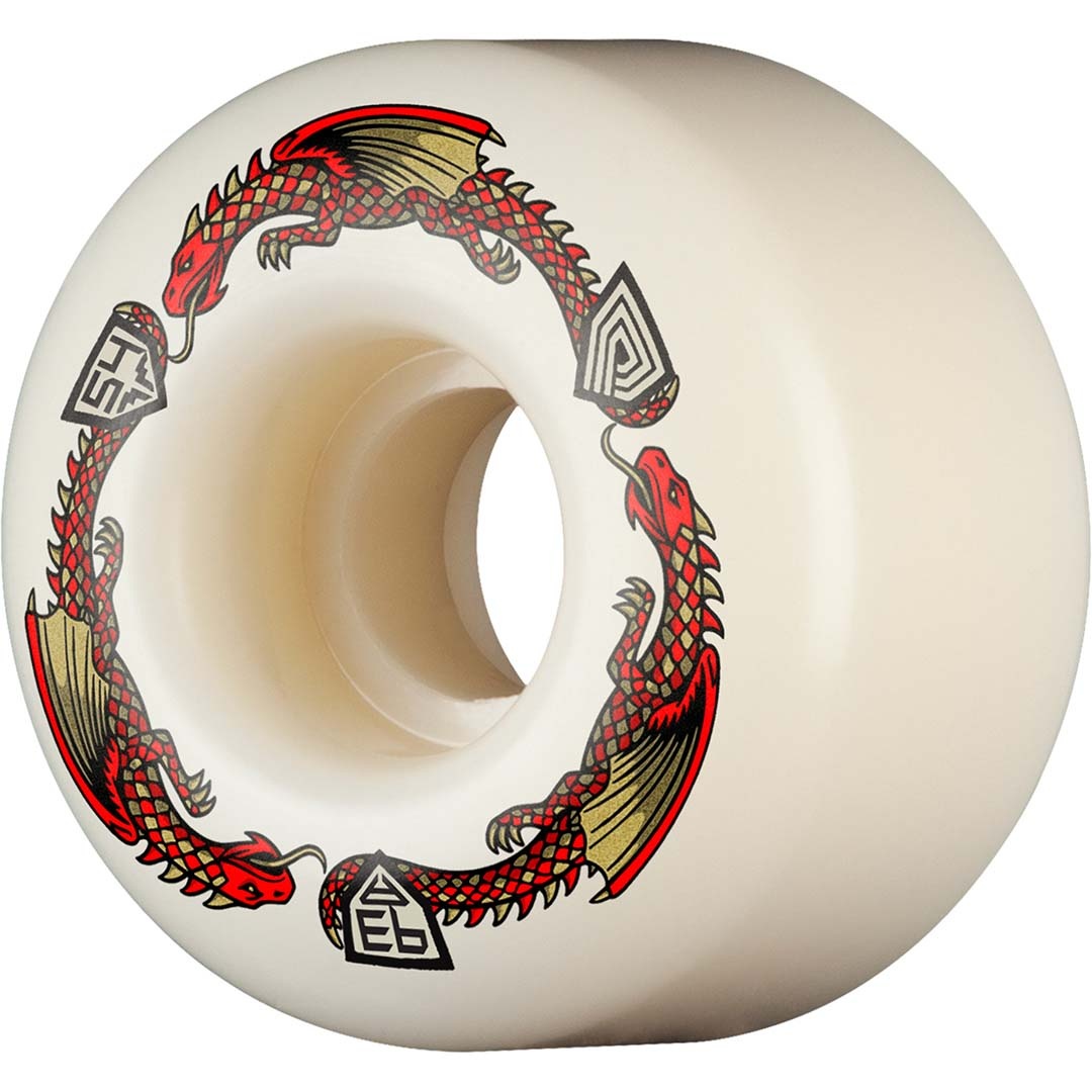 Powell Peralta Dragon Formula Wheels White 93a V4 54mm