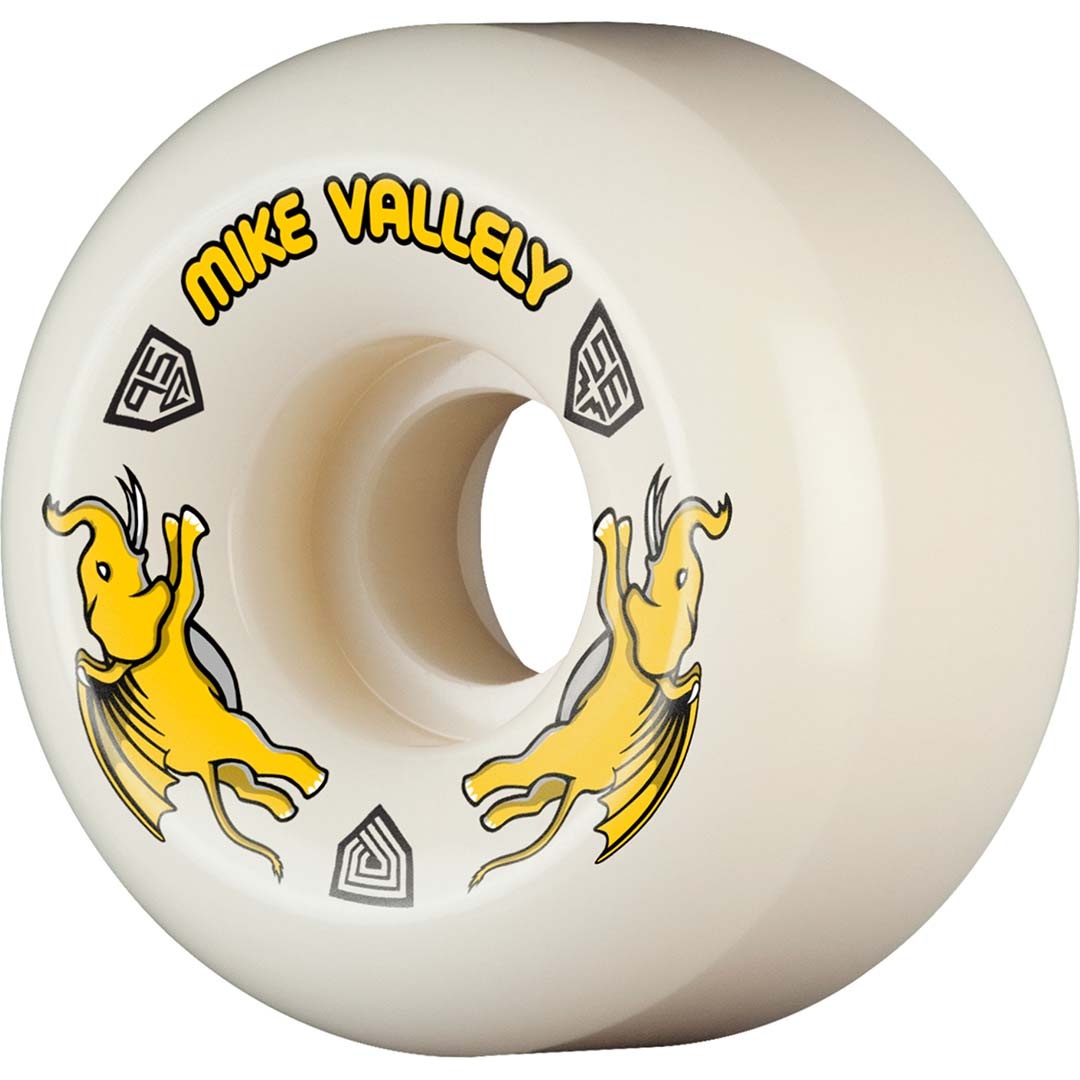 Powell Peralta Dragon Formula Mike Vallely Pro 95a V4 56mm White