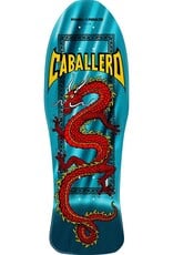 Powell Peralta Steve Caballero Chinese Dragon Reissue Turquoise Foil 10" X 30"