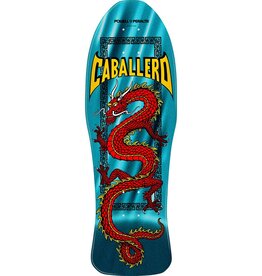 Powell Peralta Steve Caballero Chinese Dragon Reissue Turquoise Foil 10" X 30"