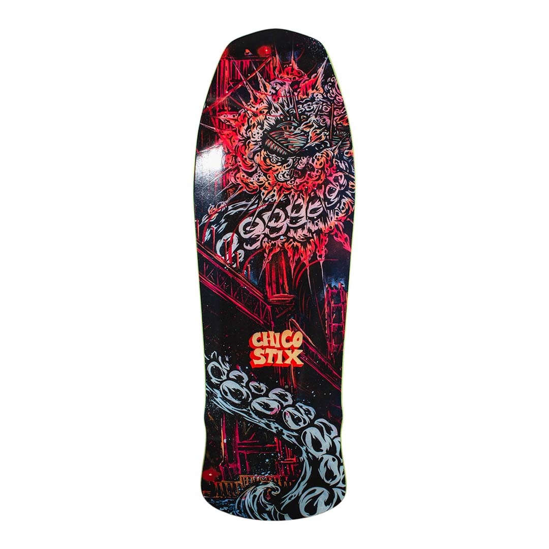 Chico Stix Pawel Swanski x Chico Stix 10.0" Golden Gate Retro Shape