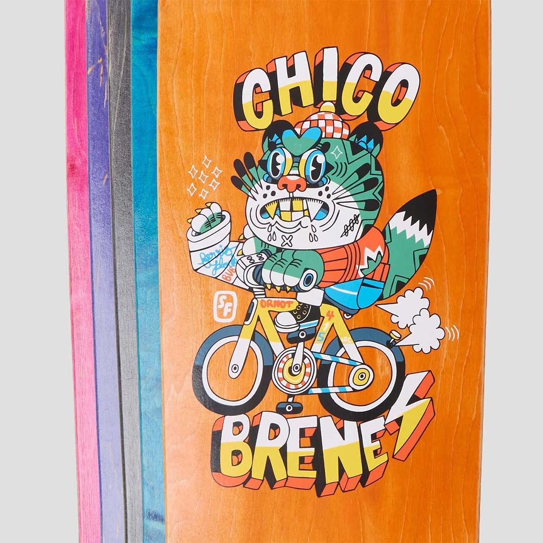Chico Stix Ornot x Chico Stix "Gassed" Signed - 8.75" Hand Screened