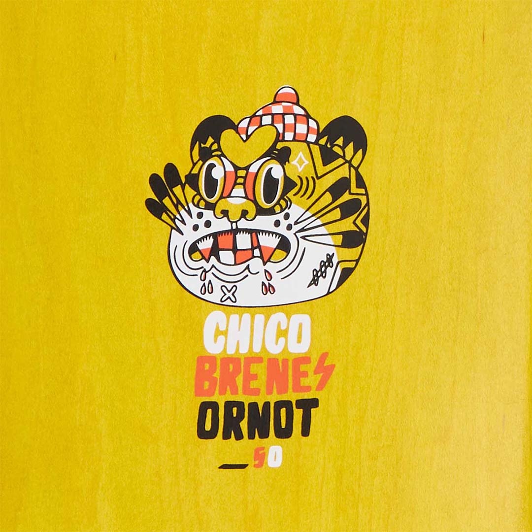 Chico Stix Ornot x Chico Stix "Gassed" Signed - 8.75" Hand Screened