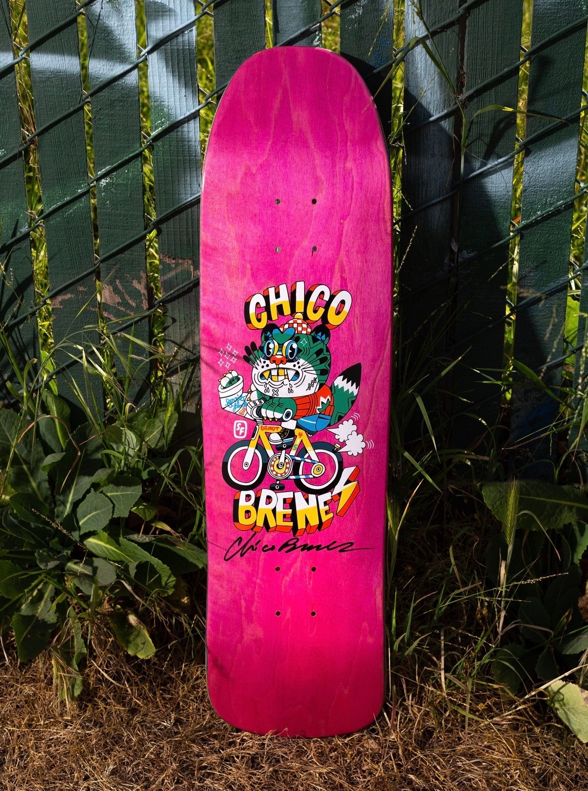 Chico Stix Ornot x Chico Stix "Gassed" Signed - 8.75" Hand Screened