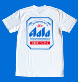 APB Skateshop APB Aala Dry Tee White/Blue