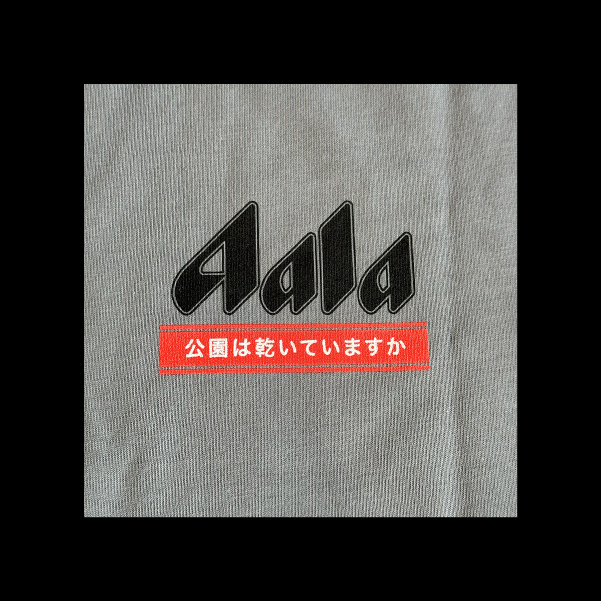 APB Skateshop APB Aala Dry Tee Gravel/Black