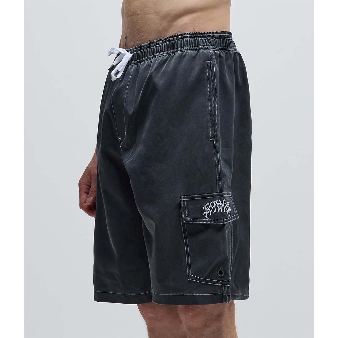 FORMER Swans Cargo 21" Swim Trunk Black