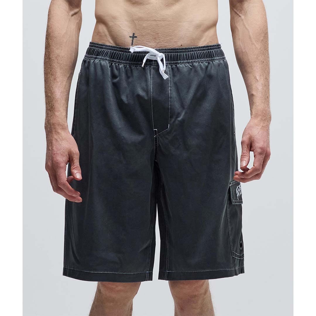 FORMER Swans Cargo 21" Swim Trunk Black