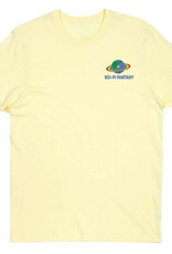 Sci-Fi Fantasy Zen Meditation Tee Soft Yellow