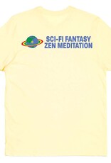 Sci-Fi Fantasy Zen Meditation Tee Soft Yellow