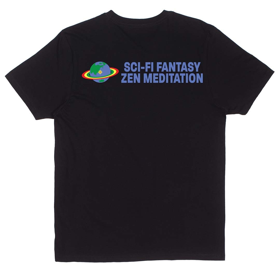 Sci-Fi Fantasy Zen Meditation Tee Black