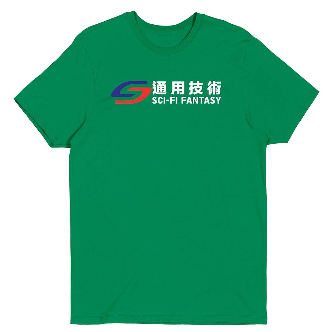 Sci-Fi Fantasy Transit Tee Kelly Green
