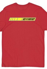 Sci-Fi Fantasy Quick Stripe Tee Red