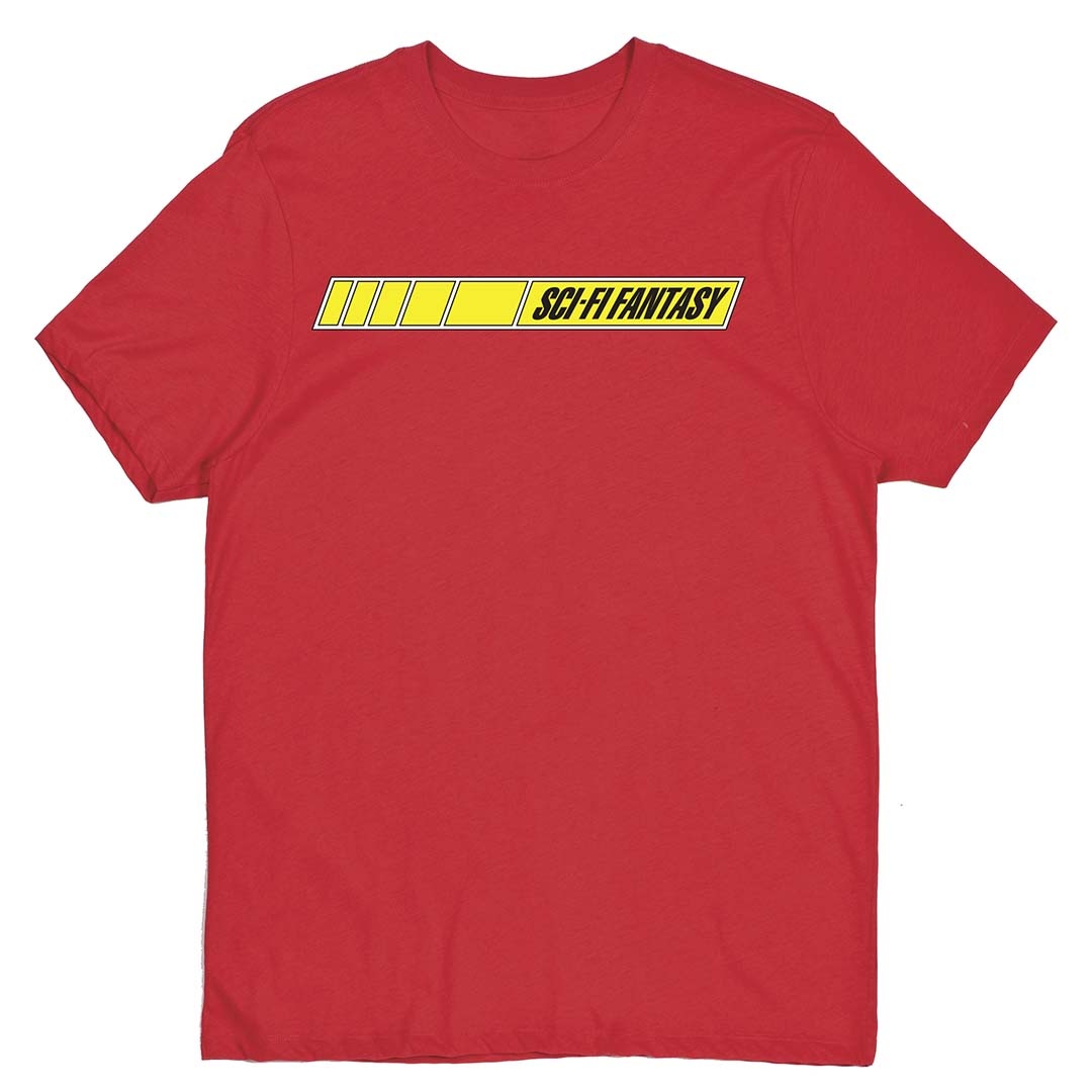 Sci-Fi Fantasy Quick Stripe Tee Red