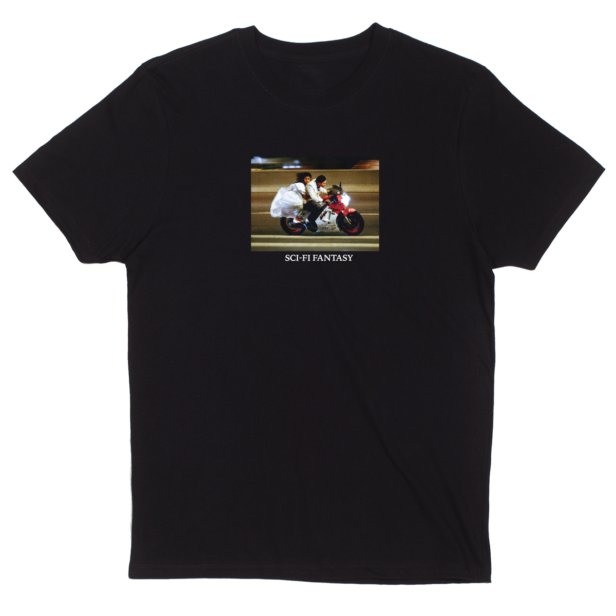 Sci-Fi Fantasy A Moment Of Romance Tee Black