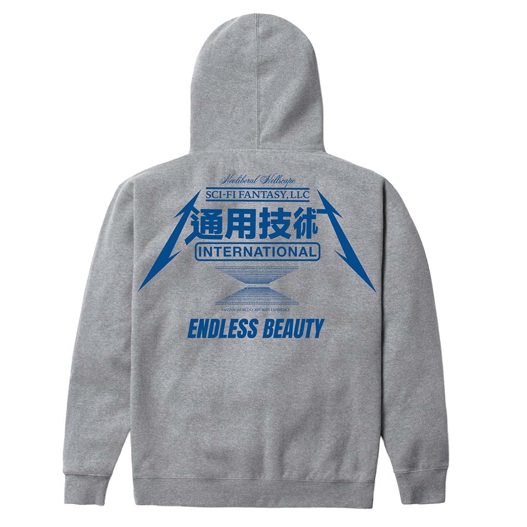 Sci-Fi Fantasy Endless Beauty Pullover Hood Heather Grey