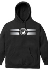 Sci-Fi Fantasy Yin Yang Hooded Fleece Black