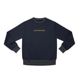 Sci-Fi Fantasy Logo Crewneck Fleece Navy